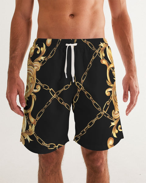 Mens gold store swim trunks