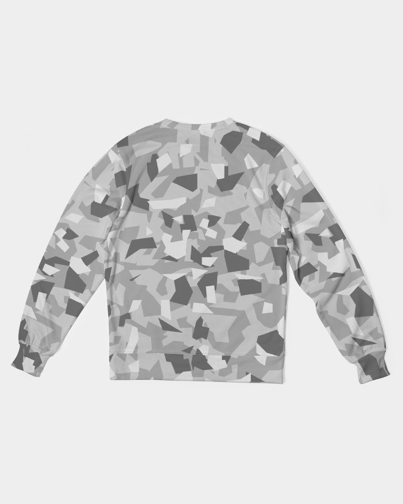 White Camo French Terry Pullover